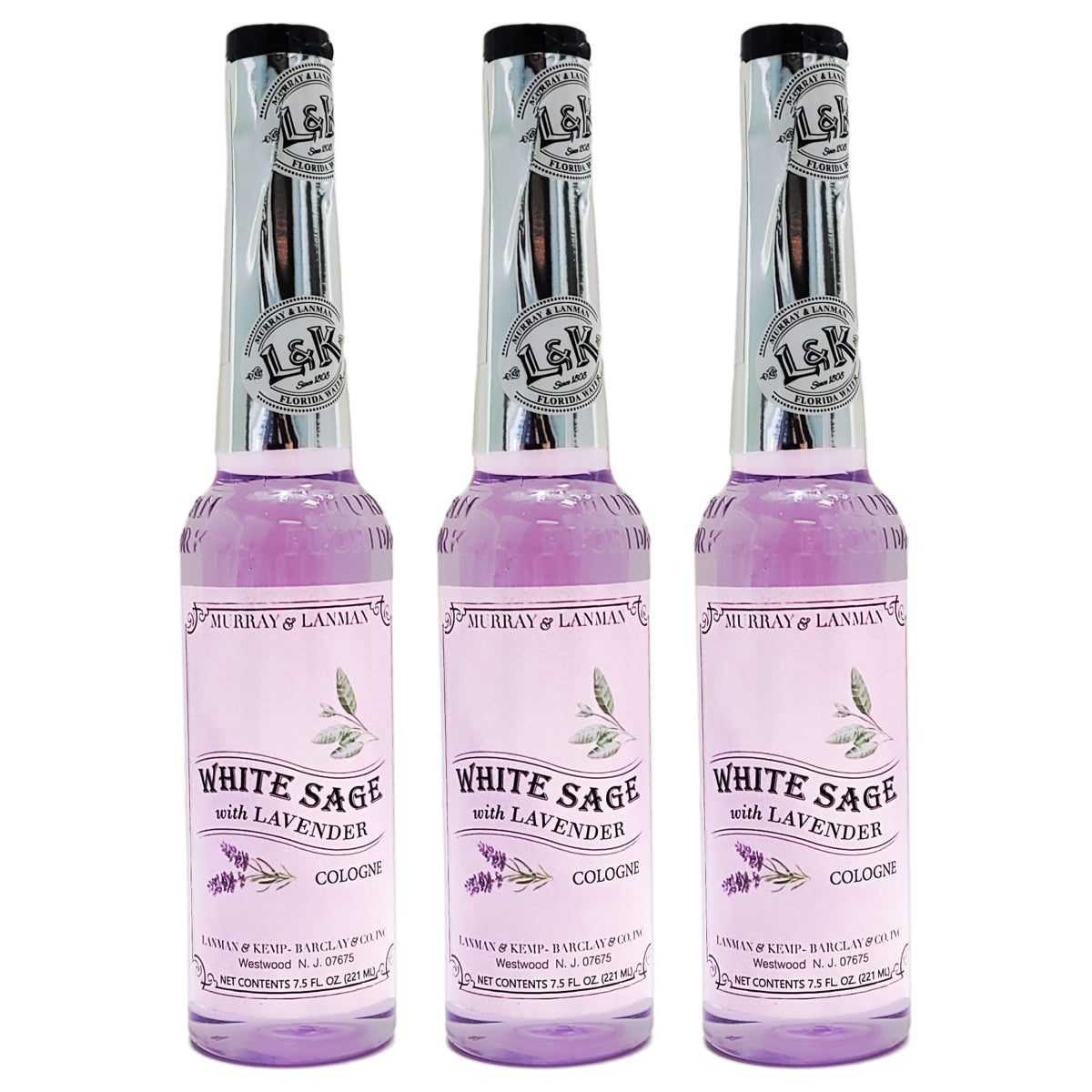 White Sage with Lavender 7.5 fl oz Cologne, by Murray & Lanman