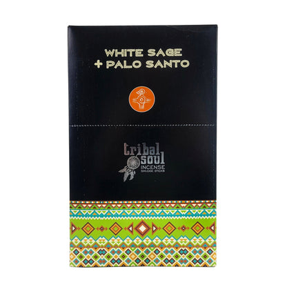 White Sage + Palo Santo 15g 8" Incense Pack, by Tribal Soul