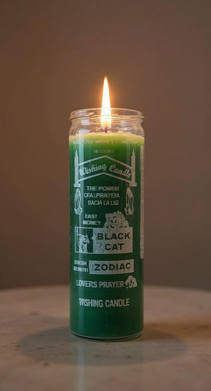 7 Day Candle, Wishing Candle (Green)
