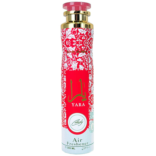 Yara CANDY Aerosol Air Freshener Spray, 300ml, by Lattafa