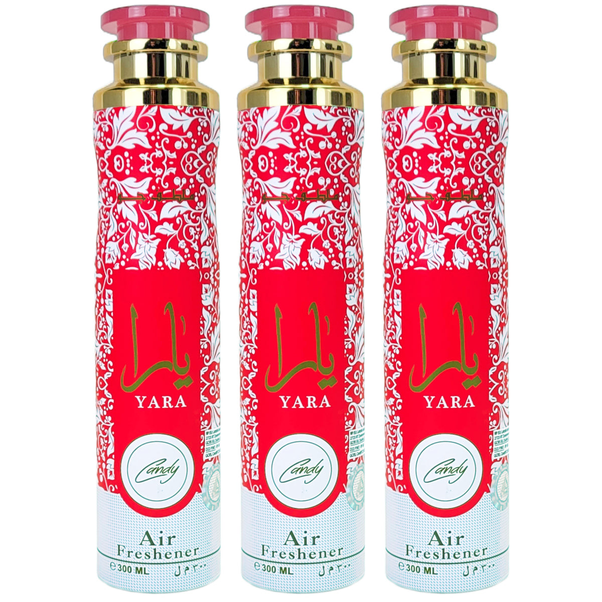 Yara CANDY Aerosol Air Freshener Spray, 300ml, by Lattafa