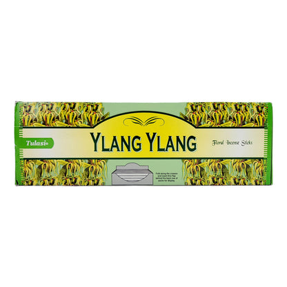 Ylang Ylang Tulasi 9" Incense Sticks, 8ct Square Packs