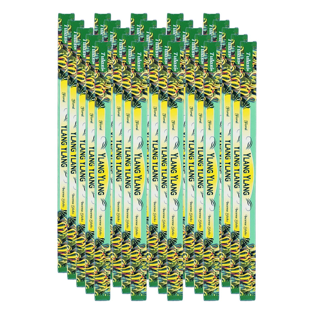 Ylang Ylang Tulasi 9" Incense Sticks, 8ct Square Packs