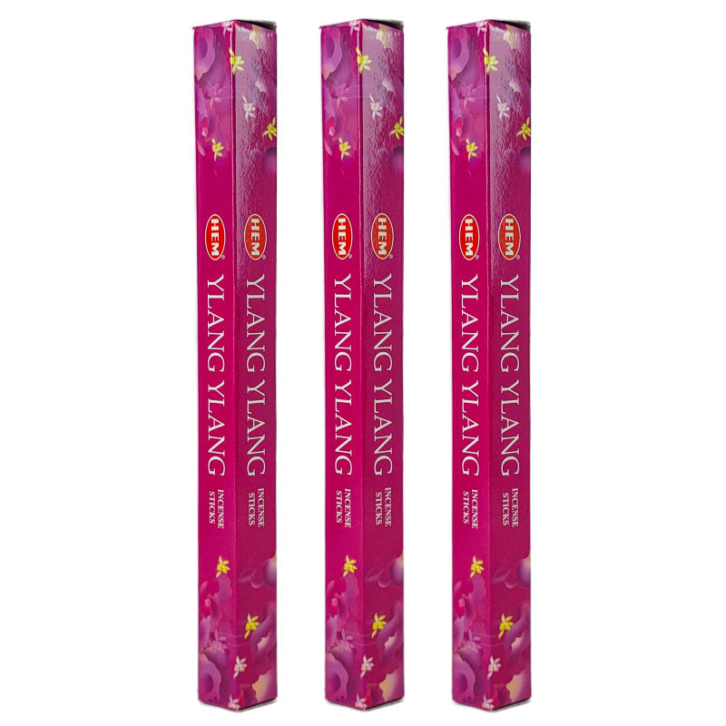 HEM Incense Sticks 20-Stick Hex Packs, Ylang Ylang