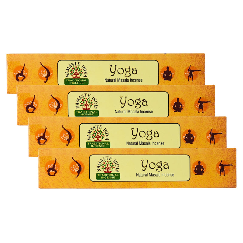 Yoga 15g 8" Incense Pack, by Namaste India