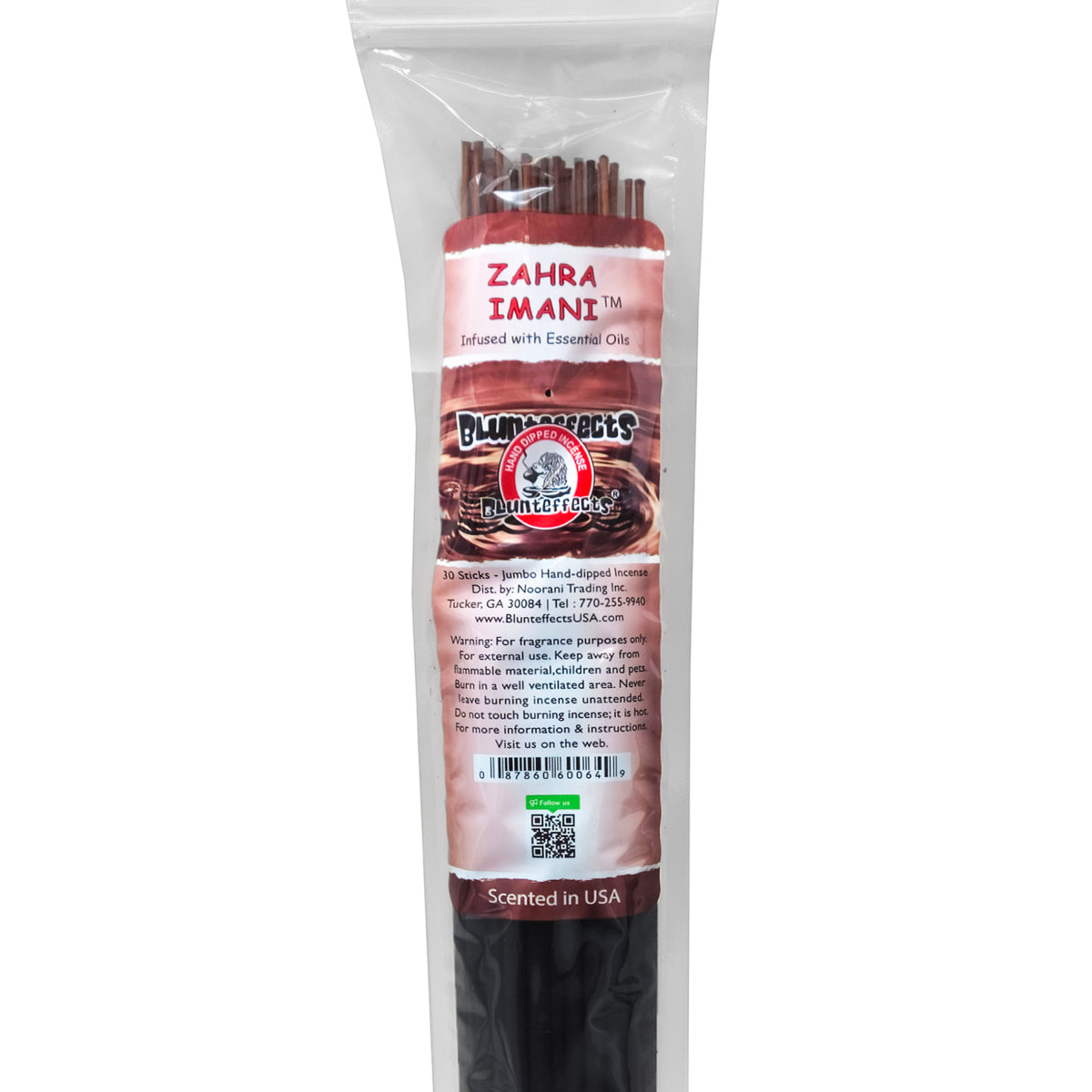 Zahra Imani Scent, 19" BluntEffects Jumbo Incense