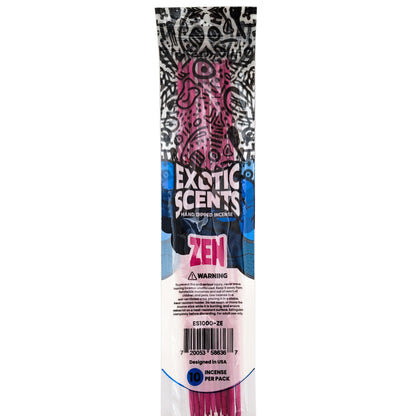 Zen Scent 11" Exotic Scents Incense