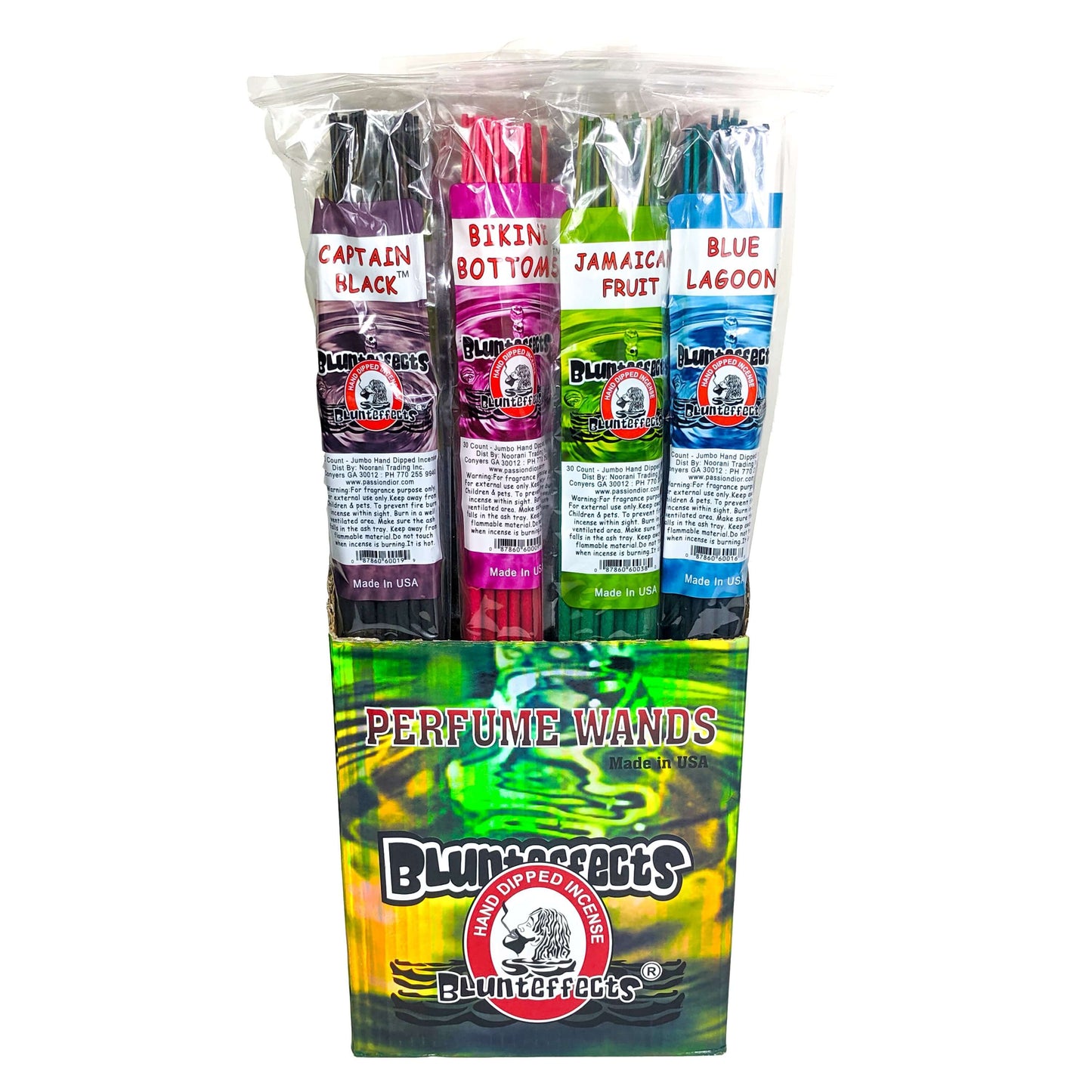 19" BluntEffects Jumbo Incense, 30ct Packs, Display Case of 24
