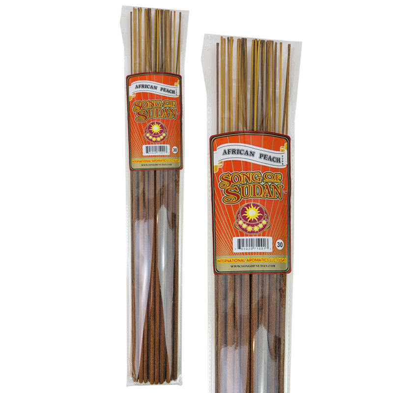 African Peach Scent, Song Of Sudan 19" Jumbo Incense