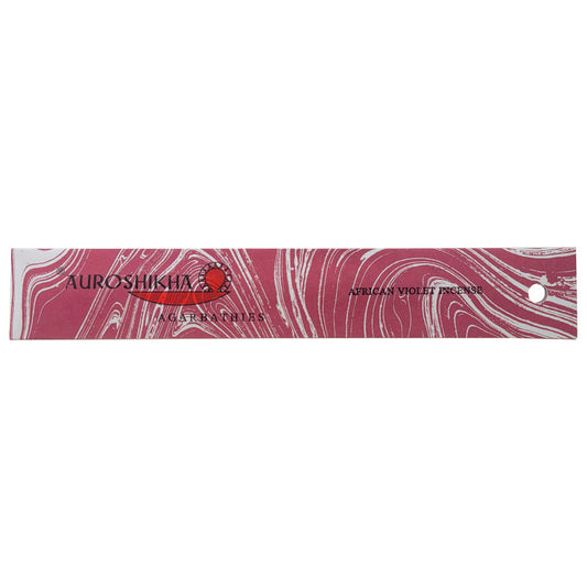 African Violet Scent, Auroshikha Agarbathies Marble Incense