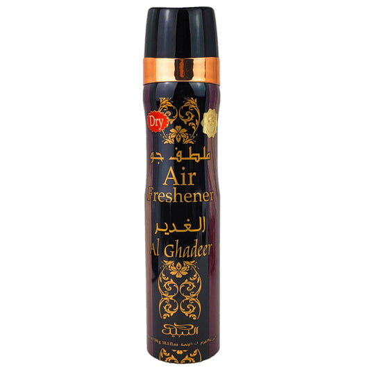 Al Ghadeer Scent Dry Aerosol Air Freshener Spray, 300ml, by Nabeel
