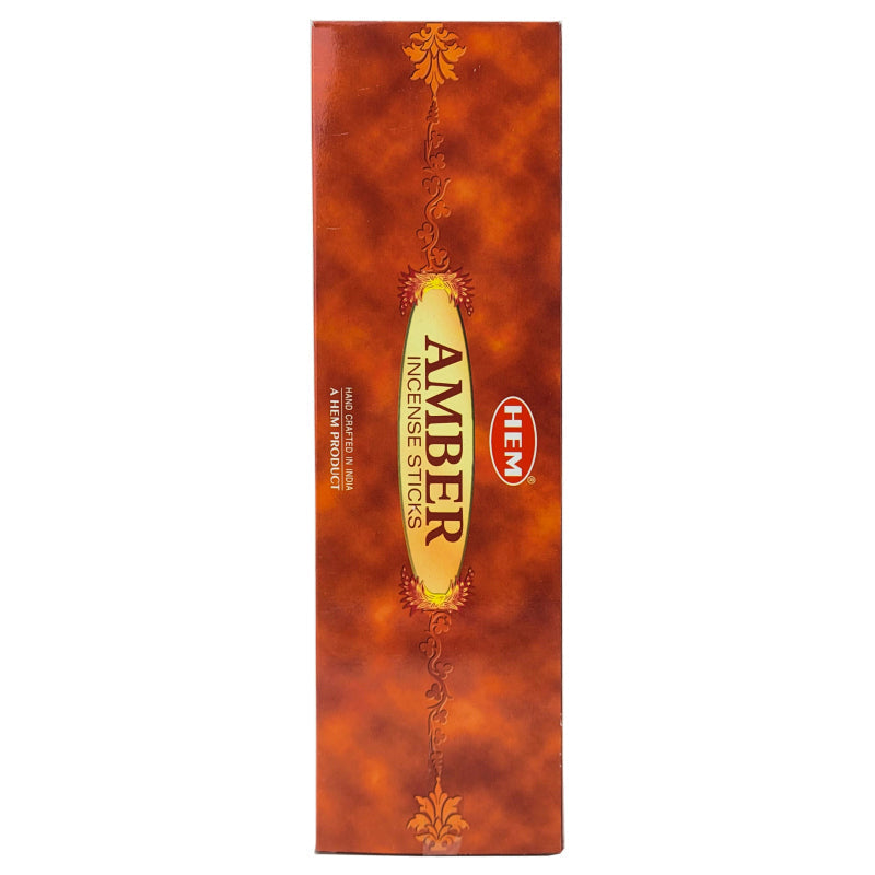 8-Stick HEM Incense Sticks Square Packs, Amber