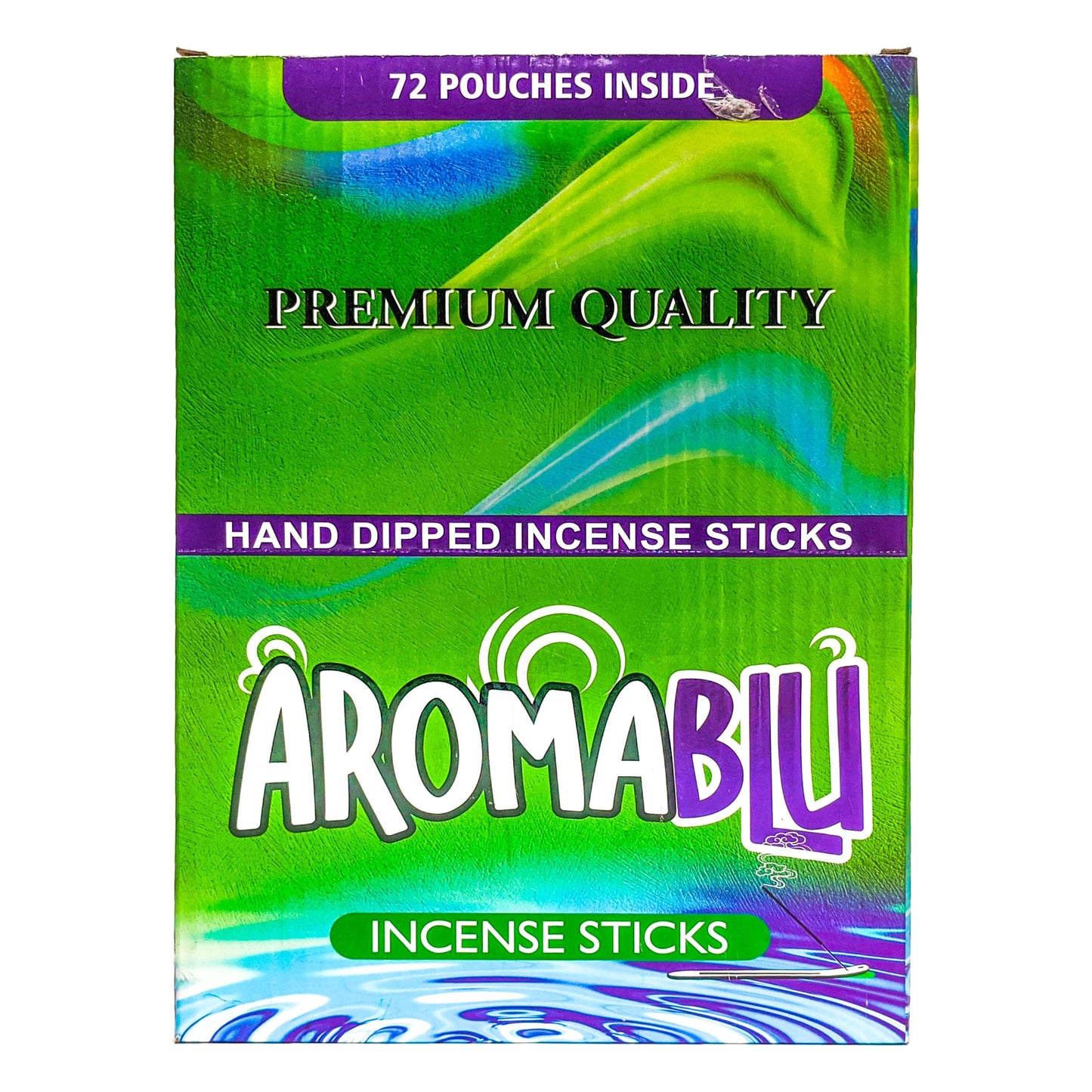 11" AromaBlu Incense, Display Case of 72