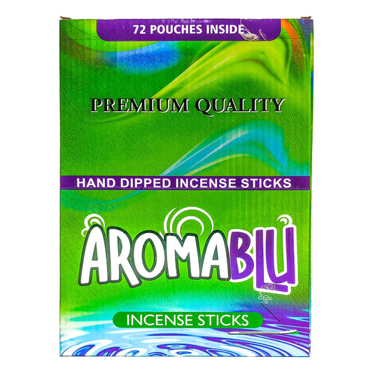 11" AromaBlu Incense, Display Case of 72