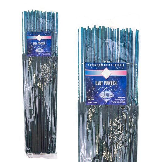Baby Powder Scent 19" Incense, 50-Stick Pack, by The Dipper