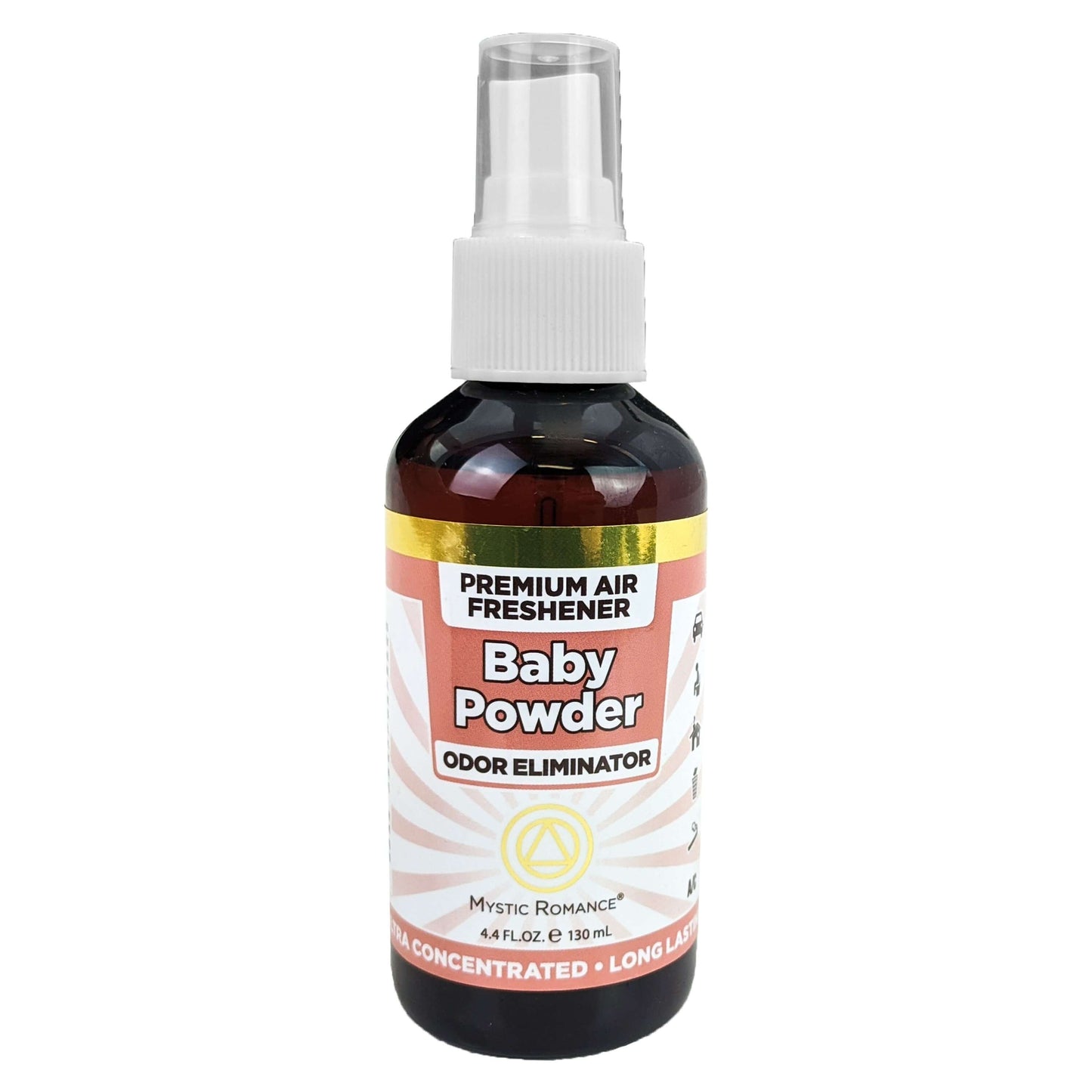 Mystic Romance Air Freshener Spray 4.4oz, Baby Powder Scent
