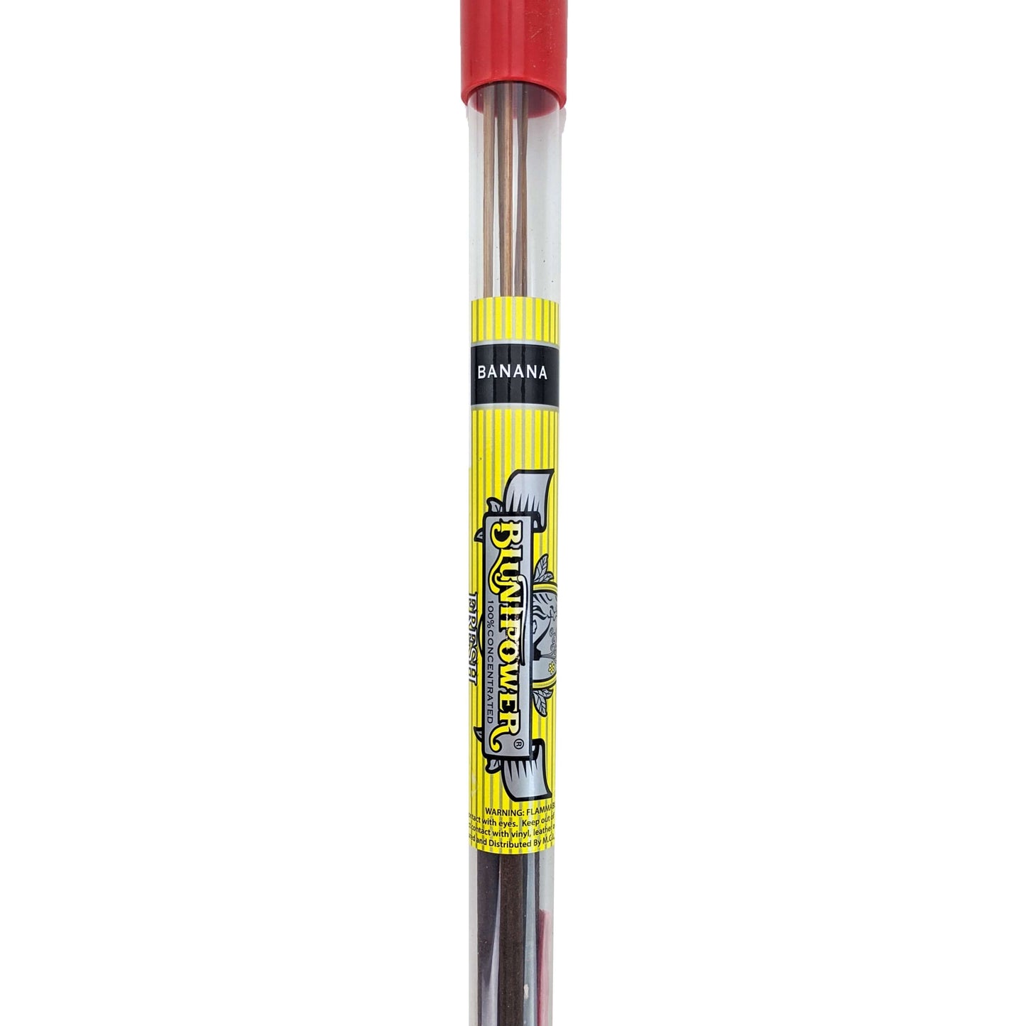 Banana Scent Blunt Power 17" Incense Sticks, 5-7 Sticks