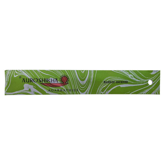 Basilic (Basil) Scent, Auroshikha Agarbathies Marble Incense