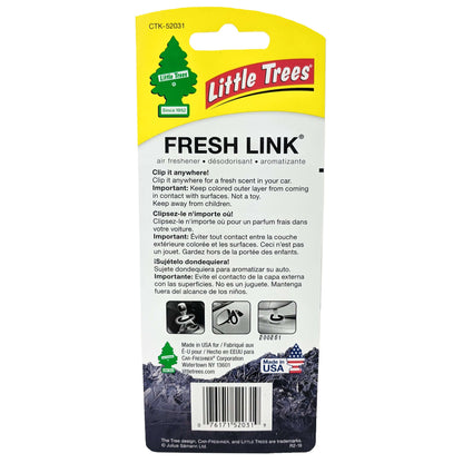 Black Ice Scent Little Trees Fresh Link Air Freshener