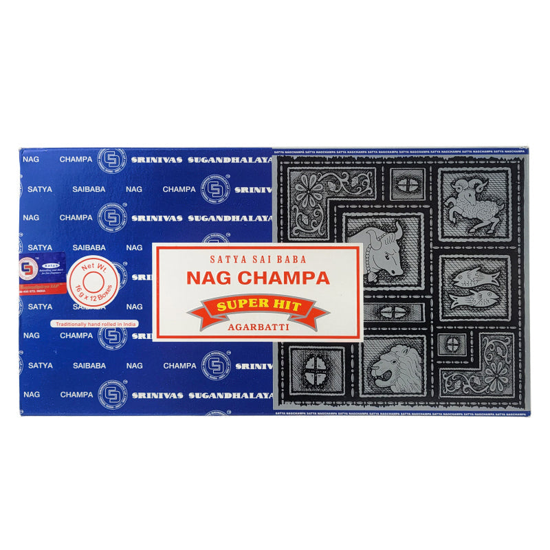 Satya Nag Champa + Super Hit Incense Sticks, 16g Combo Pack