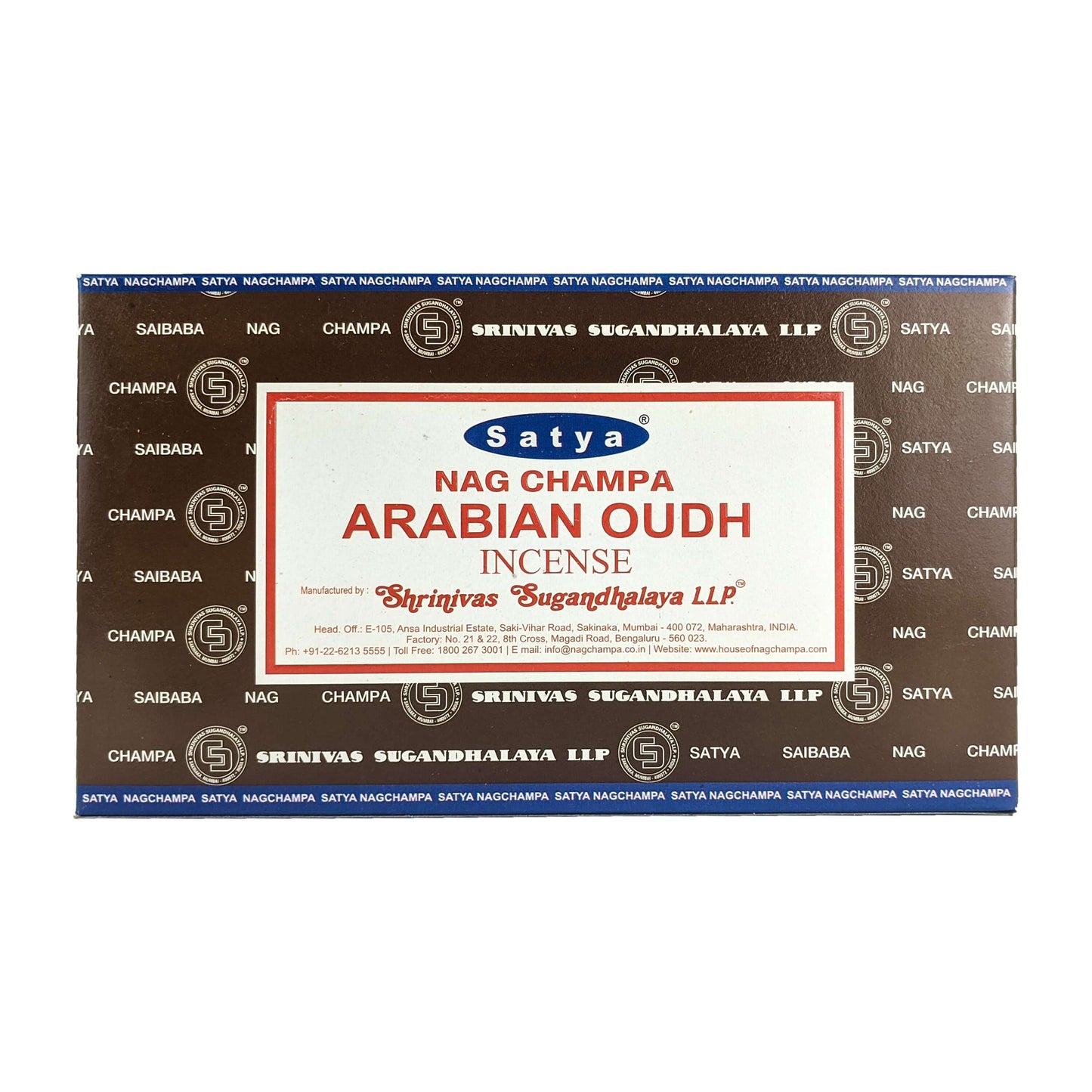 Satya Arabian Oudh Incense Sticks, 15g Pack
