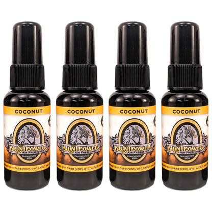 4-Pack: Blunt Power Spray 1.5 OZ Coconut Scent