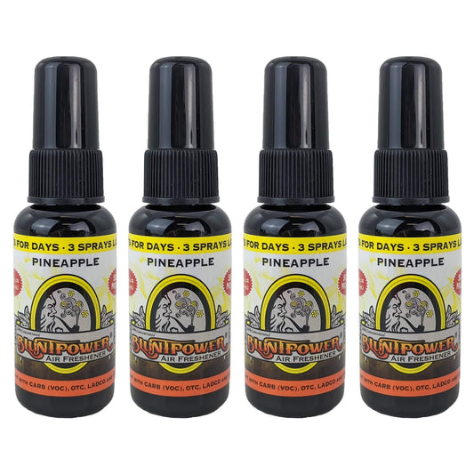 4-Pack: Blunt Power Spray 1.5 OZ Pineapple Scent