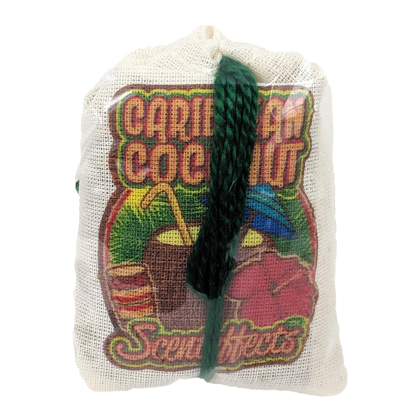 Scenteffects 3" Car Air Freshener Pouch, Caribbean Coconut Scent