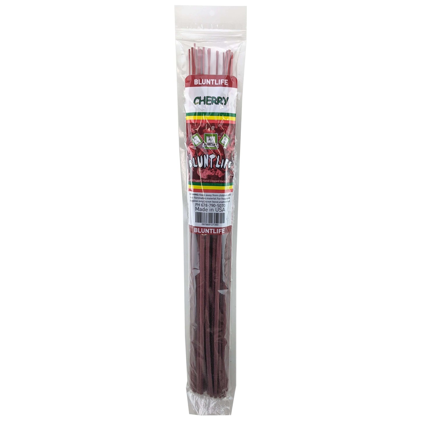 Cherry Scent 19" BluntLife Jumbo Incense, 30-Stick Pack