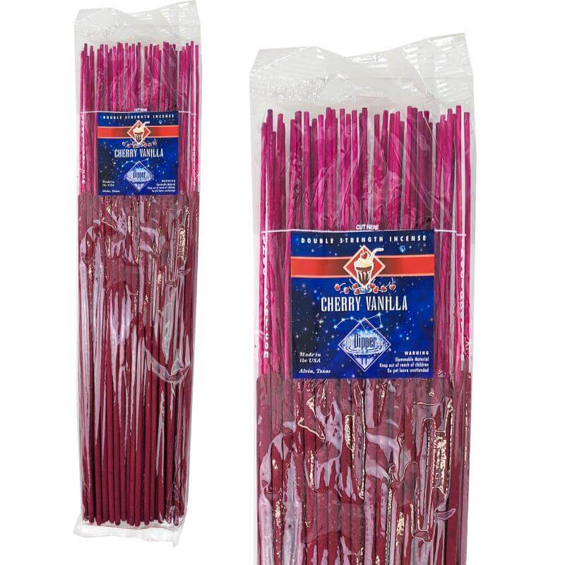 Cherry Vanilla Scent 19" Incense, 50-Stick Pack, by The Dipper