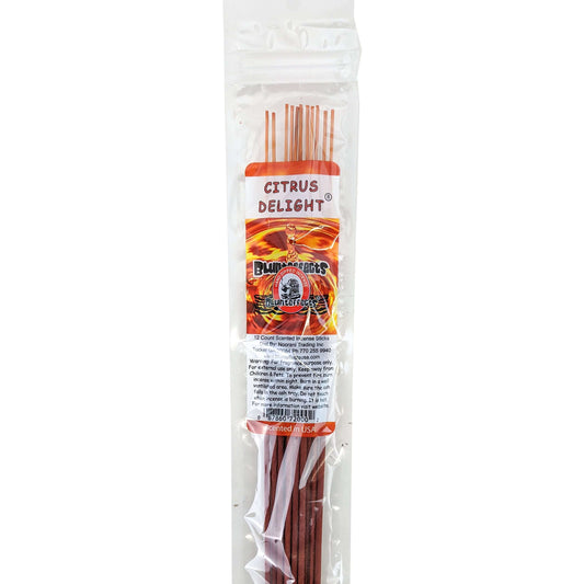 10.5" BluntEffects Incense Fragrance Wands, 12-Pack Citrus Delight Scent