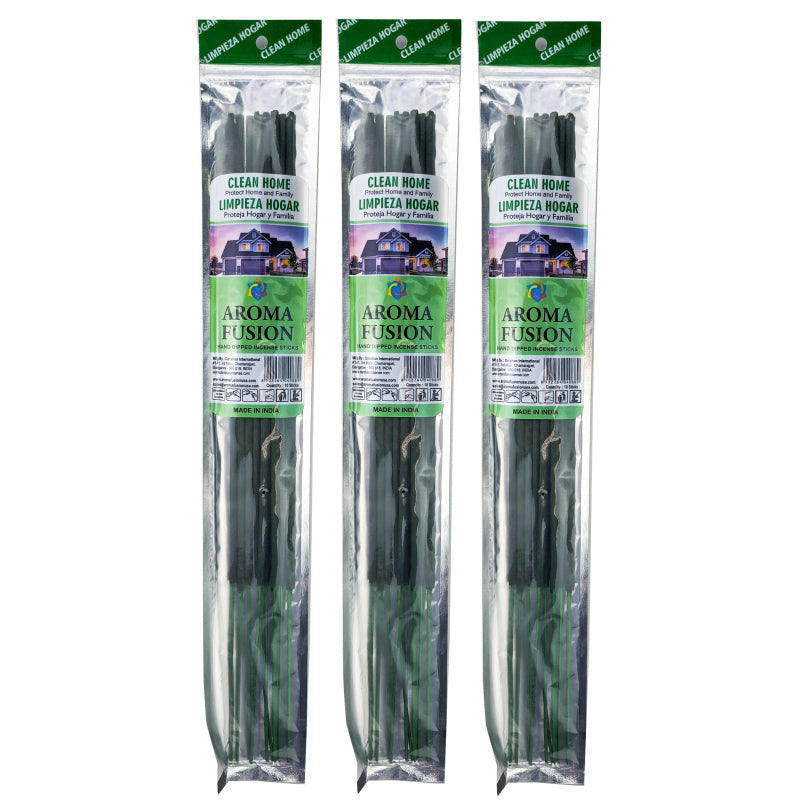 Clean Home Scent Aroma Fusion 19" Jumbo Incense, 10-Stick Pack