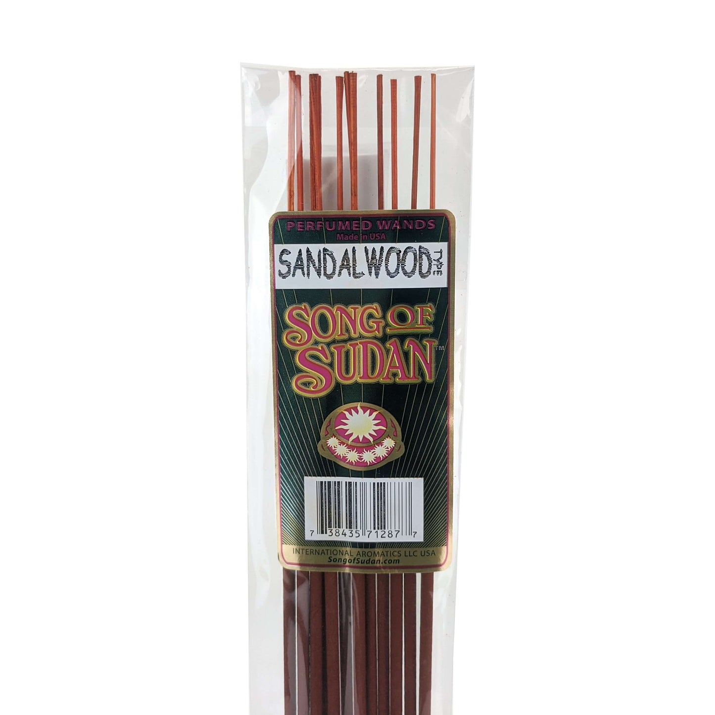 Song Of Sudan Handmade 11" Incense Sticks, Sandalwood Scent