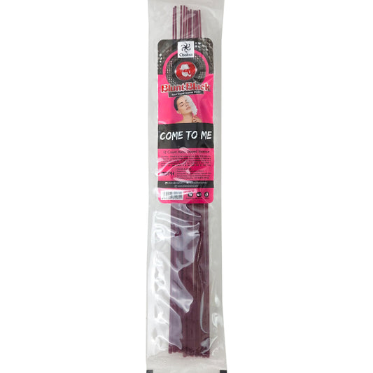 Come To Me Scent 10.5" Blunt Black Incense, 12-Stick Pack
