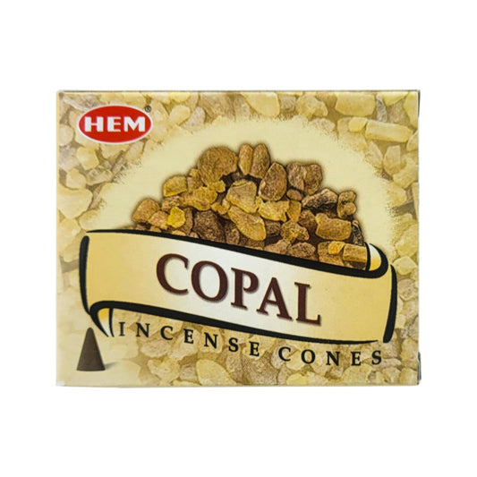 HEM Copal Scent Incense Cones, 10 Cone Pack