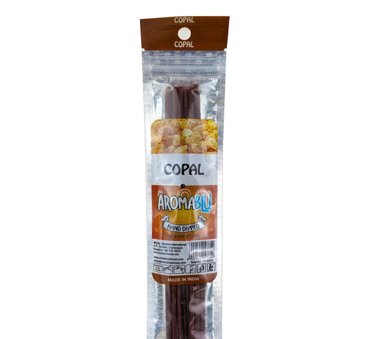 AromaBlu Hand Dipped 11" Incense Sticks, Copal Scent
