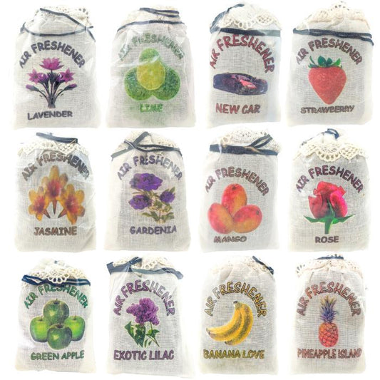 3-PACK Assorted Blunteffects Cloth Bag Air Fresheners
