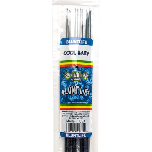 Cool Baby Scent 10.5" BluntLife Incense, 12-Stick Pack