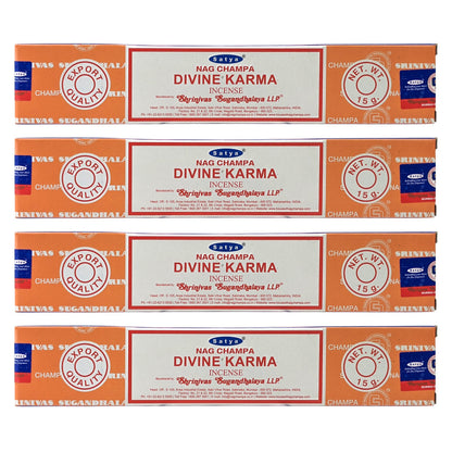 Satya Nag Champa Divine Karma Incense Sticks, 15g Pack