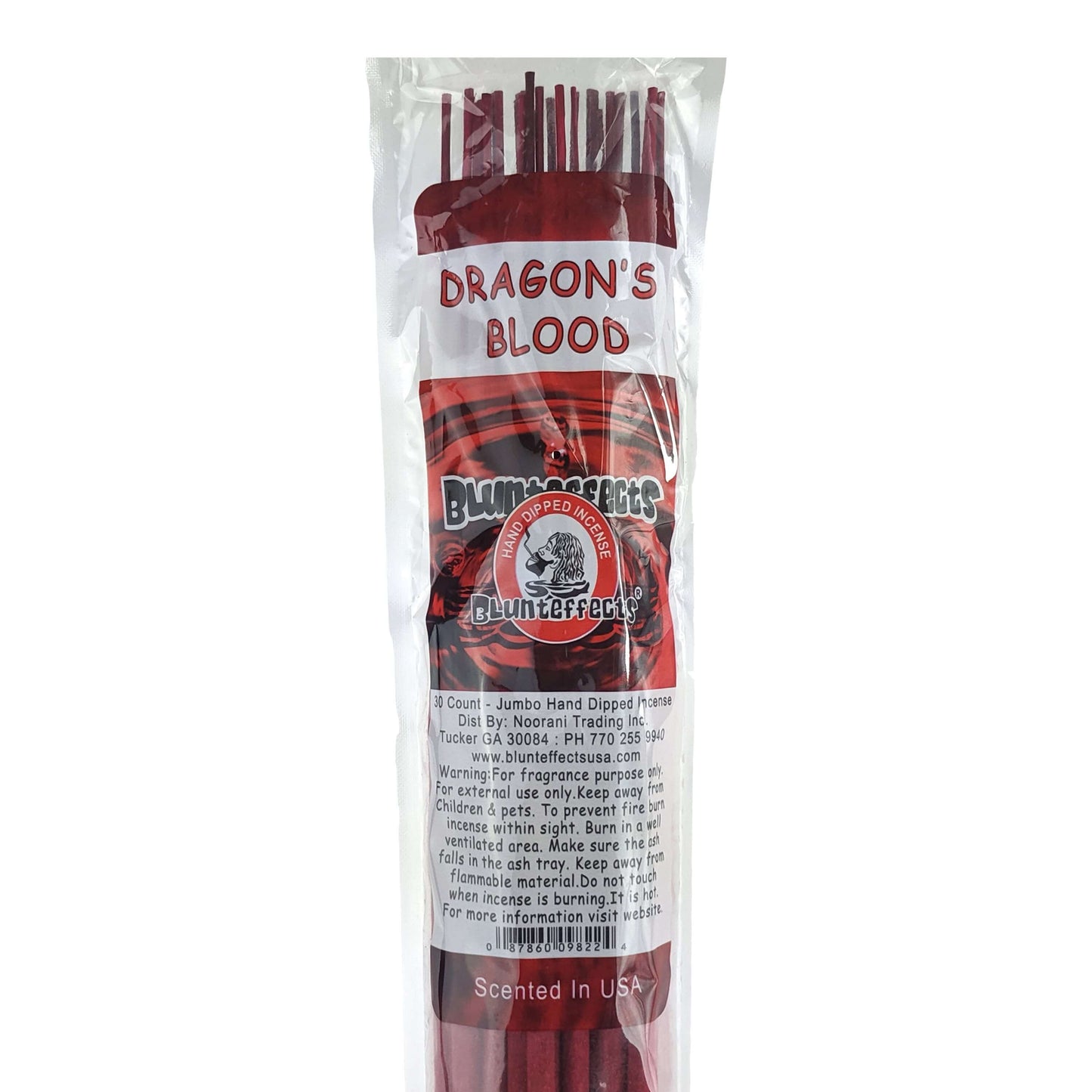 Dragon's Blood Scent, 19" BluntEffects Jumbo Incense