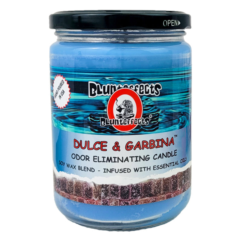 Dulce & Garbina 5" Blunteffects Odor Eliminating Glass Jar Candle