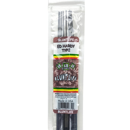 E.H. TYPE Scent 10.5" BluntLife Incense, 12-Stick Pack