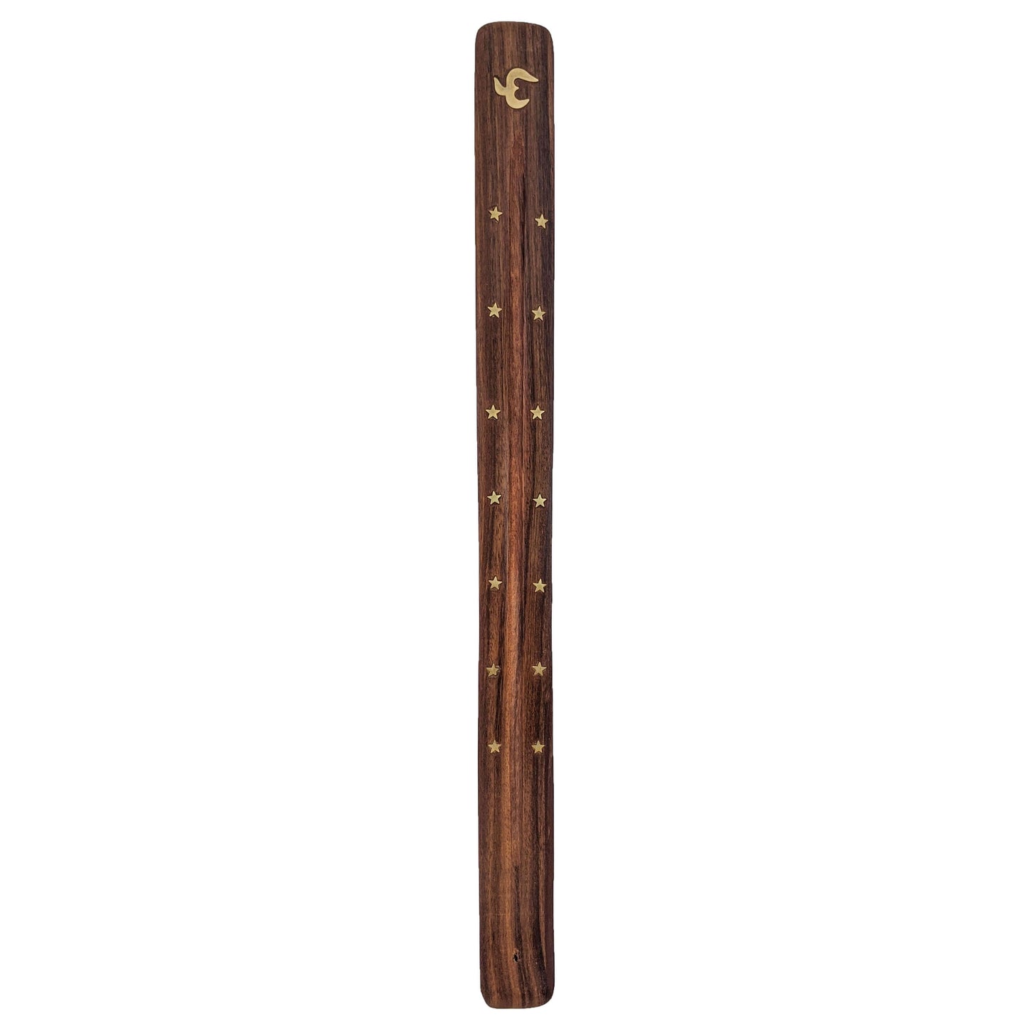 Jumbo Wood Incense Burner & Ash Catcher, Om Symbol Design, 18"