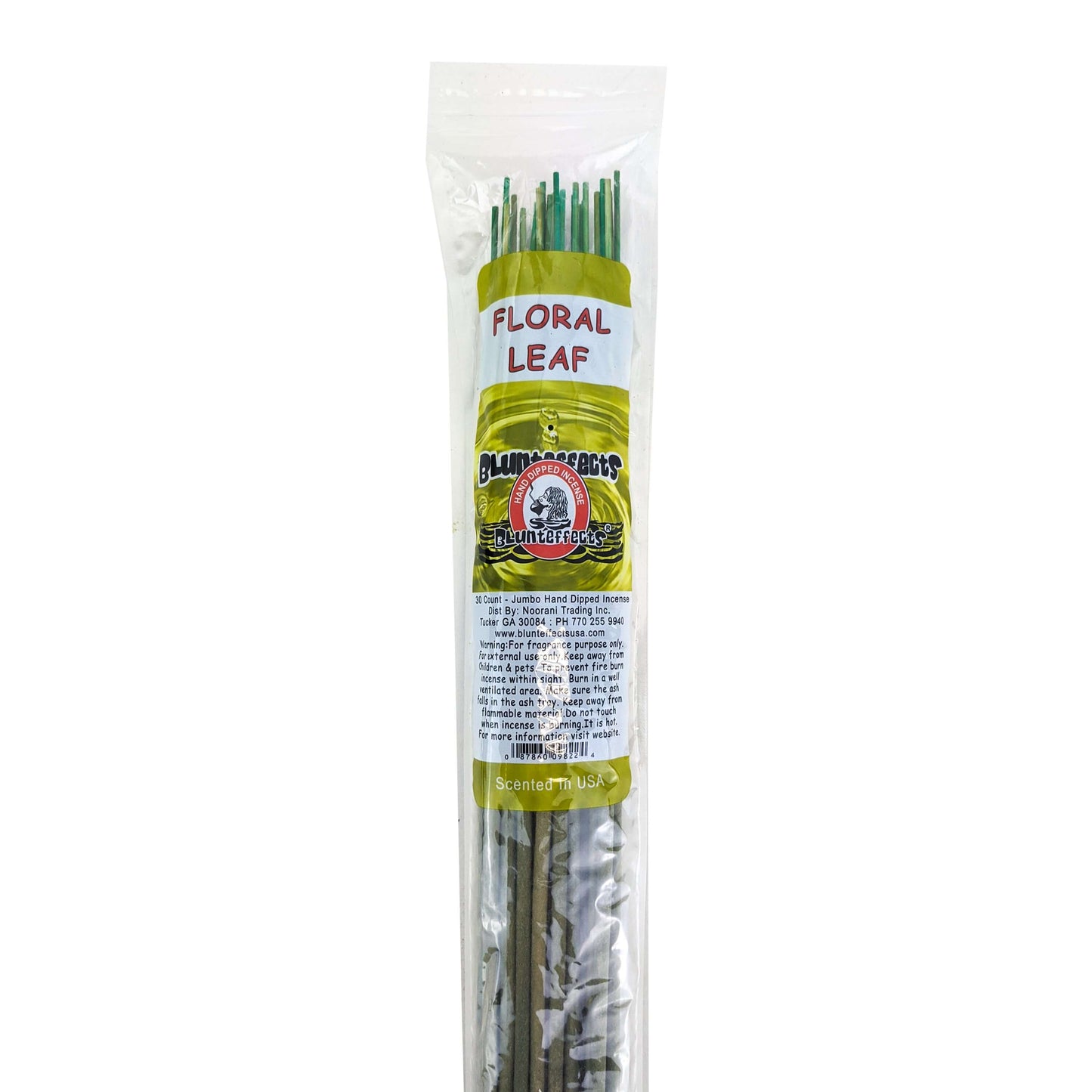 Floral Leaf Scent, 19" BluntEffects Jumbo Incense