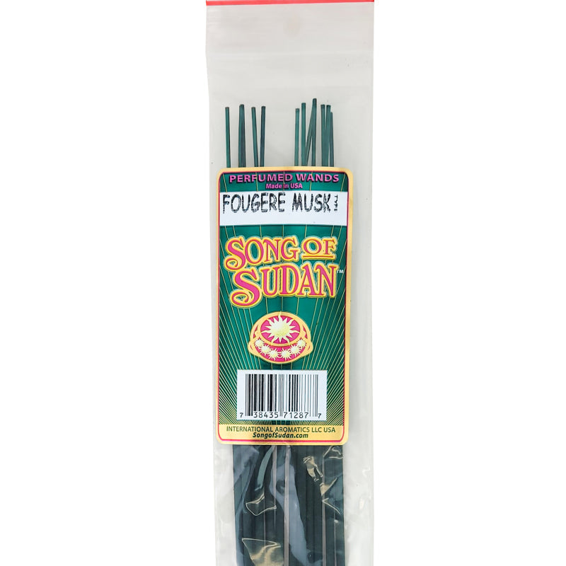 Fougere Musk TYPE Scent Song Of Sudan 11" Incense Sticks