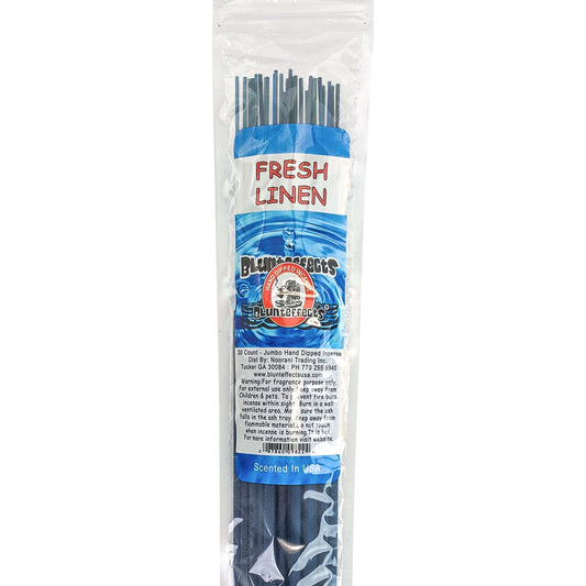 Fresh Linen Scent, 19" BluntEffects Jumbo Incense