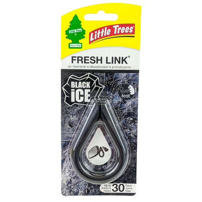 Black Ice Scent Little Trees Fresh Link Air Freshener