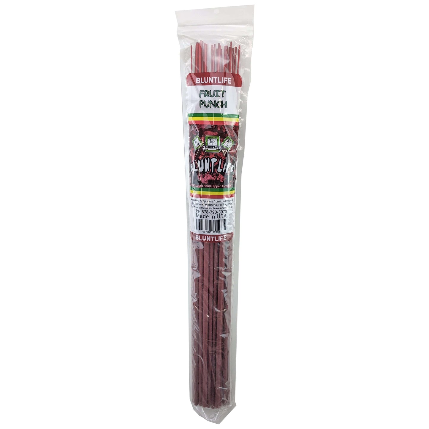 Fruit Punch Scent 19" BluntLife Jumbo Incense, 30-Stick Pack