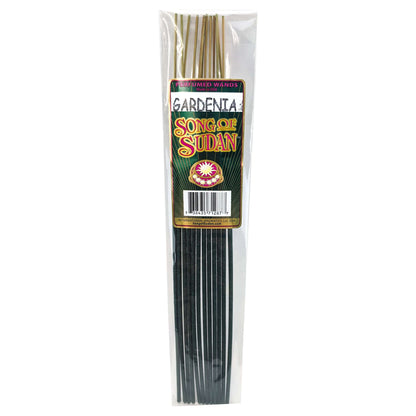 Song Of Sudan Handmade 11" Incense Sticks - Gardenia Type Scent - 12 Sticks