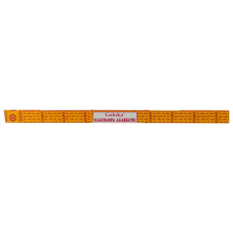 Goloka Nag Champa Agarbathi Incense Sticks, 8-Stick Square Packs